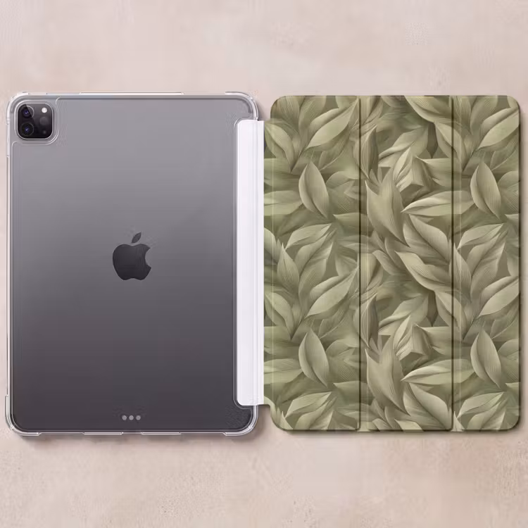 iPad-Hülle - Blätter - Modern - Grün — 6