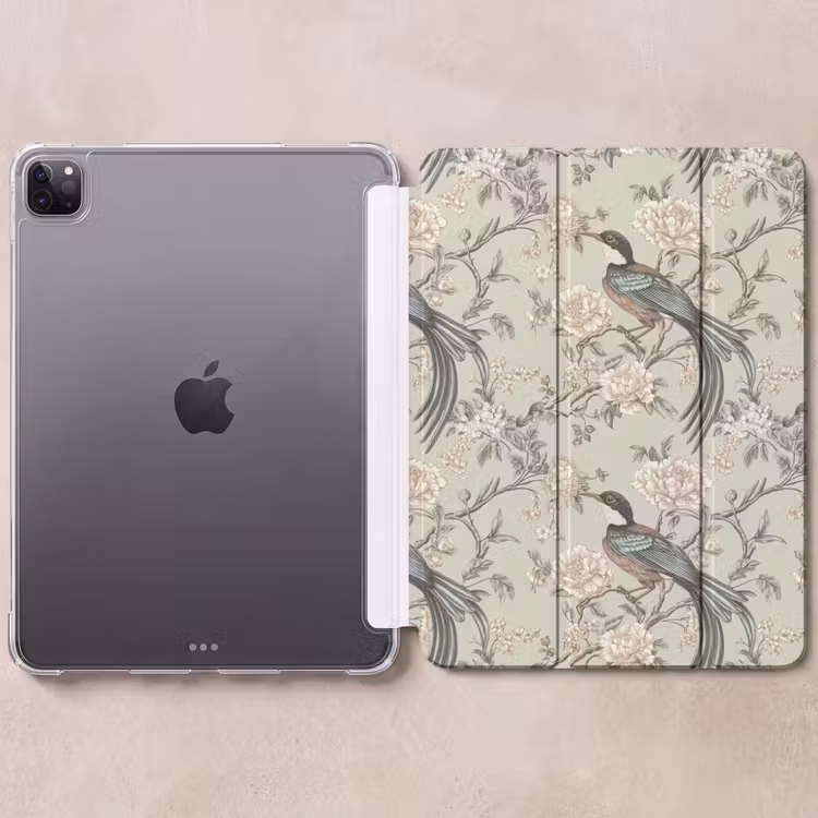 iPad-Hülle - Blume - Vogel - Farbenfroh — 6