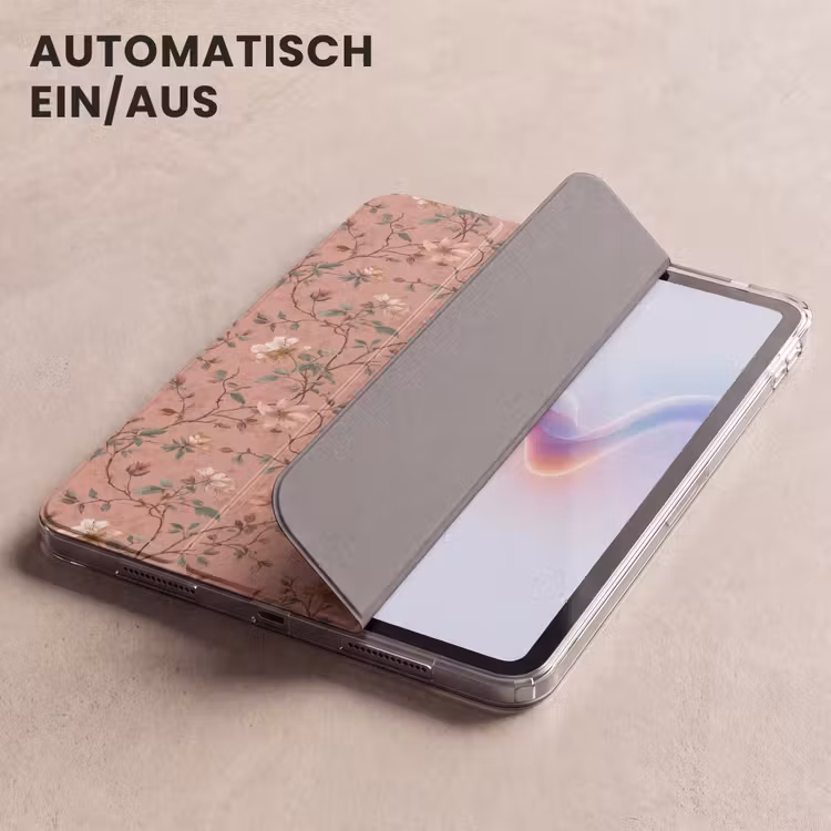 iPad-Hülle - Botanisch - Blumen - Rosa — 5
