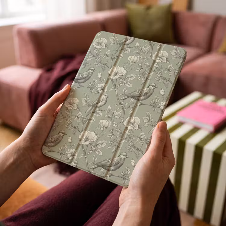 iPad-Hülle - Klassisch - Botanisch - Grün — 4