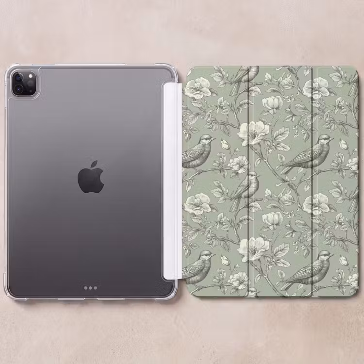 iPad-Hülle - Klassisch - Botanisch - Grün — 6