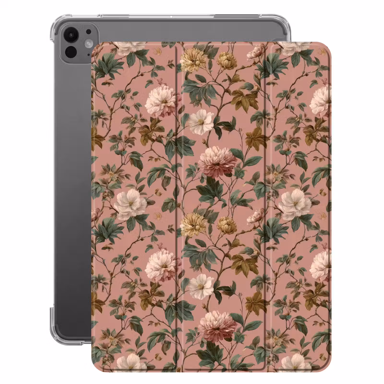 iPad-Hülle - Blumen - Klassisch - Rosa — 1