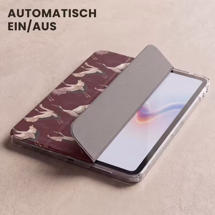 iPad-Hülle - Kranich - Klassisch - Bordeaux — 5