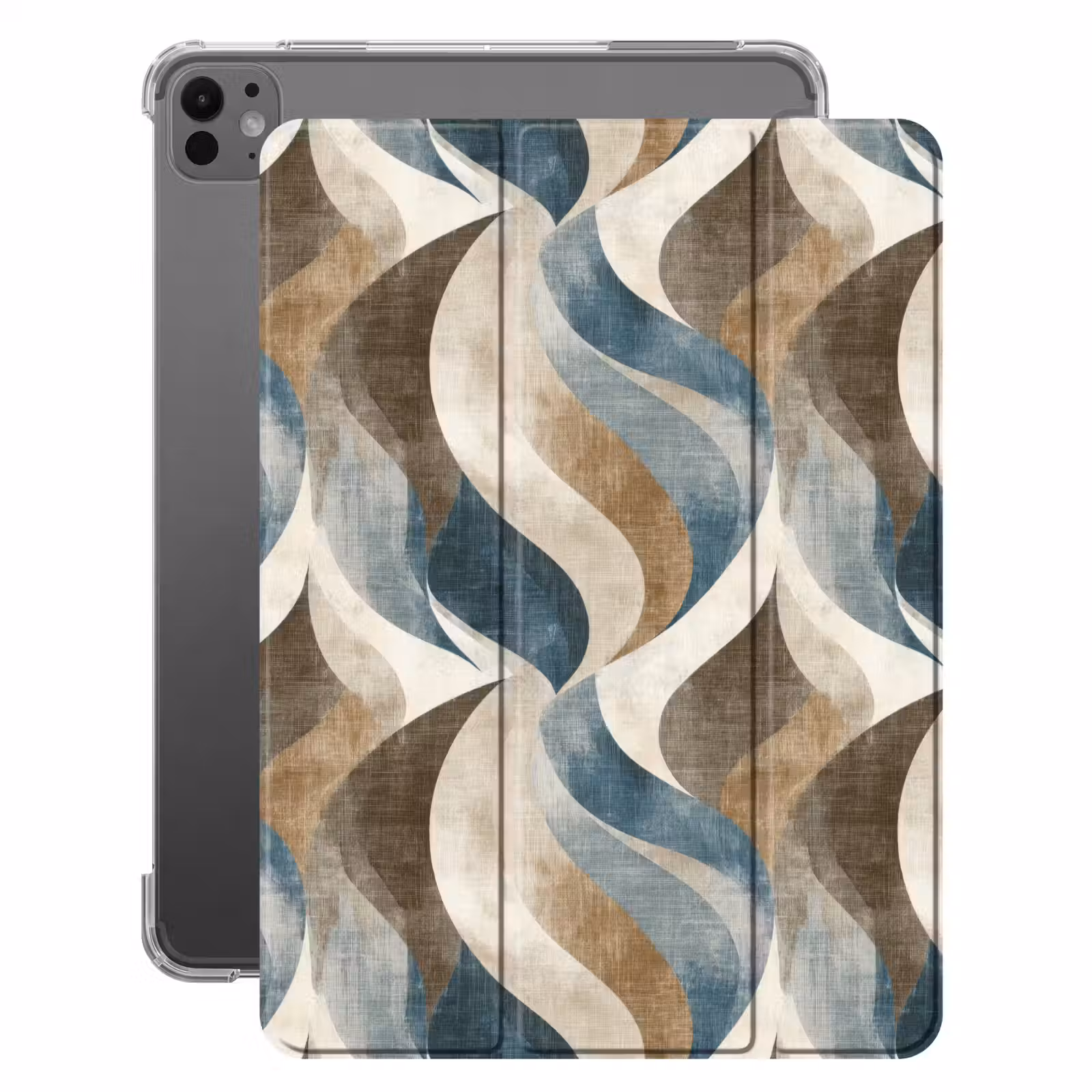 iPad-Hülle - Abstrakt - Wellen - Farbenfroh — 1