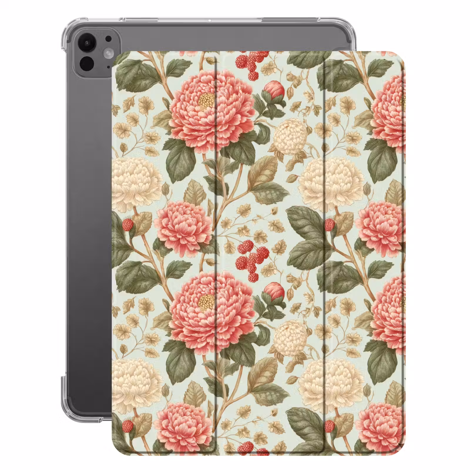iPad-Hülle - Klassisch - Botanisch - Mehrfarbig — 1