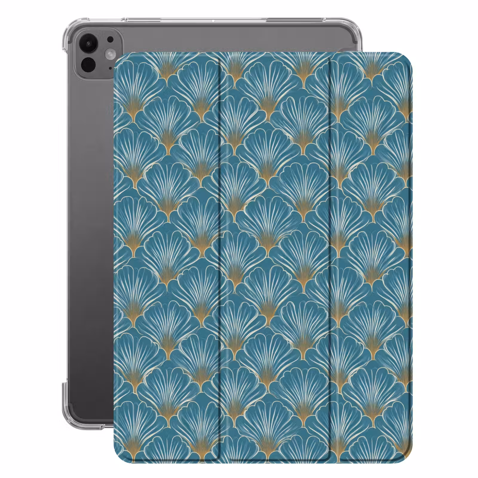 iPad-Hülle - Symmetrisch - Muster - Blau — 1