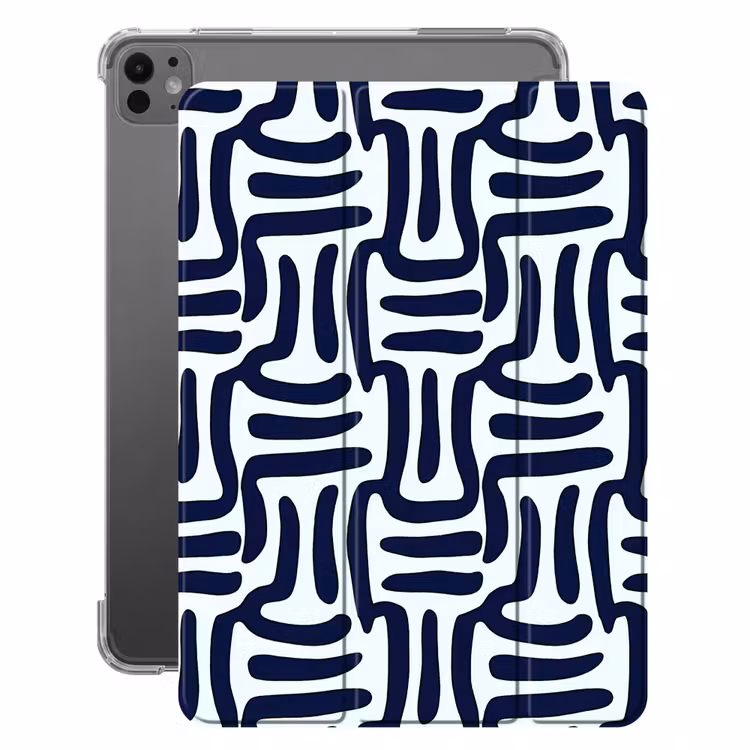 iPad-Hülle - Abstrakt - Modern - Blau — 1