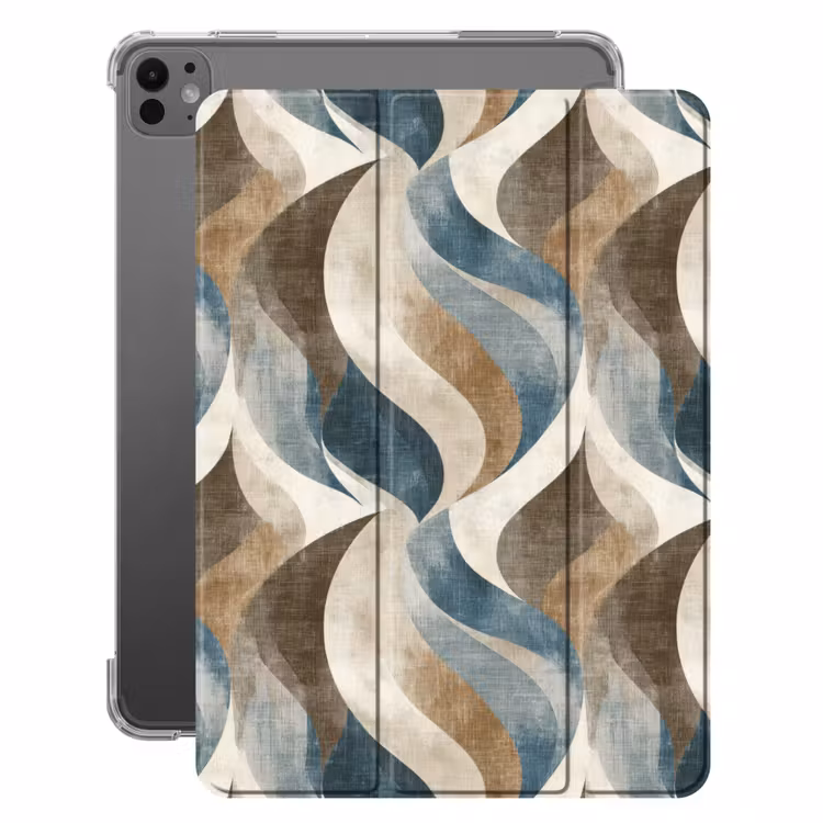 iPad-Hülle - Abstrakt - Wellen - Farbenfroh — 1