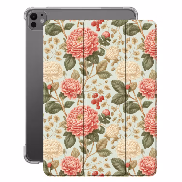 iPad-Hülle - Klassisch - Botanisch - Mehrfarbig — 1
