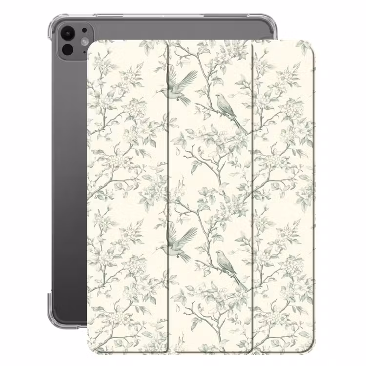 iPad-Hülle - Klassisch - Vögel - Grün — 1