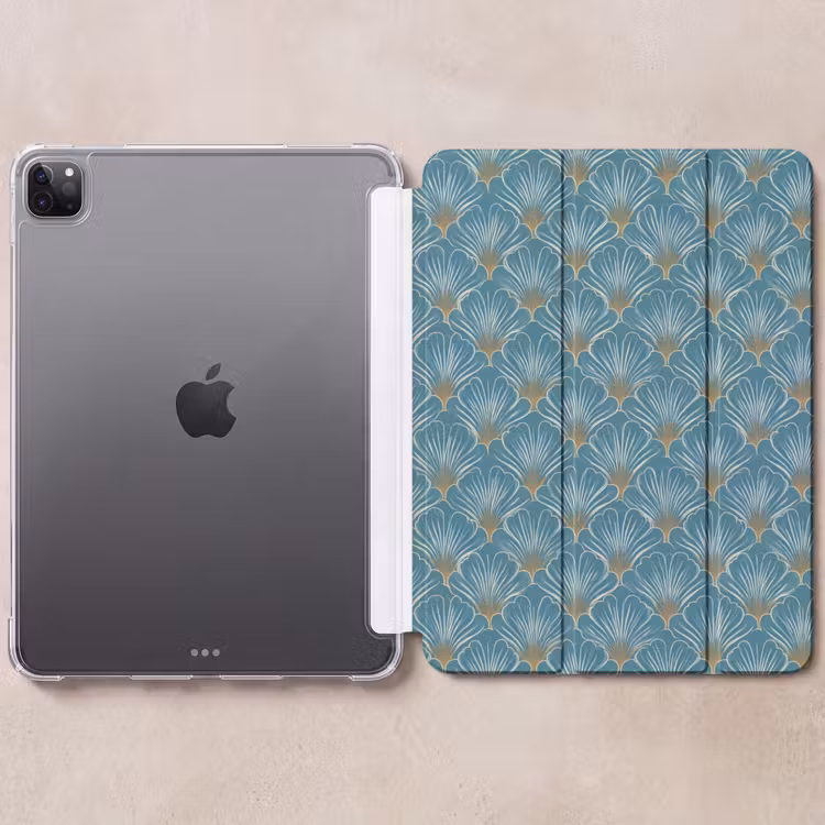 iPad-Hülle - Symmetrisch - Muster - Blau — 6
