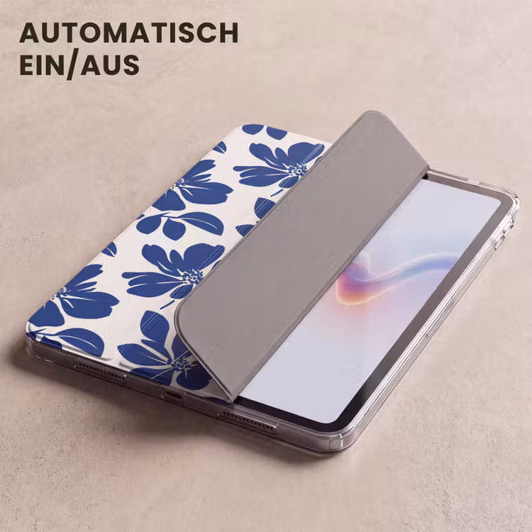 iPad-Hülle - Floral - Modern - Blau — 5