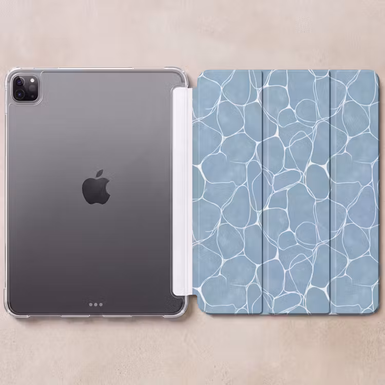 iPad-Hülle - Organisch - Muster - Blau — 6