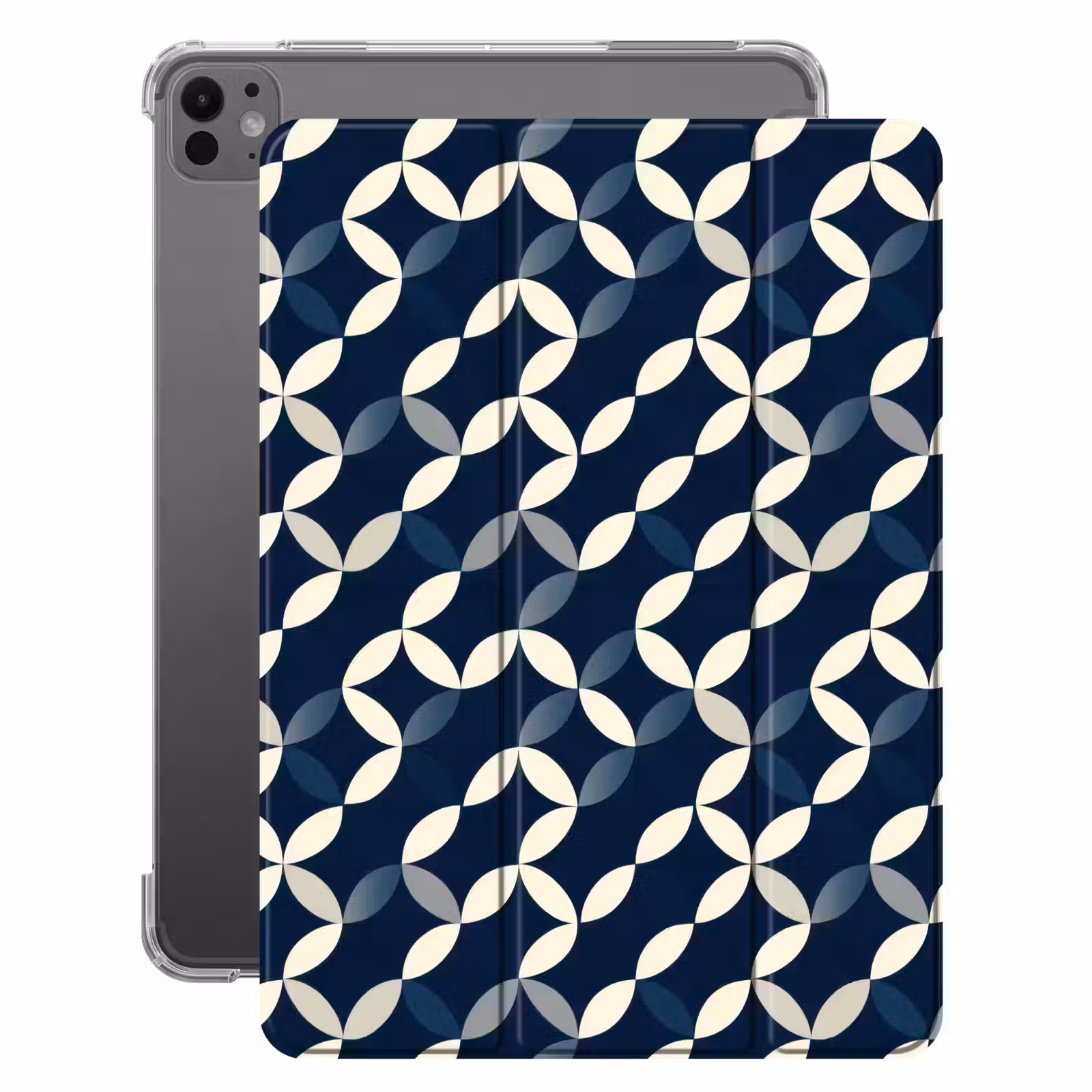 iPad-Hülle - Abstrakt - Muster - Blau — 1