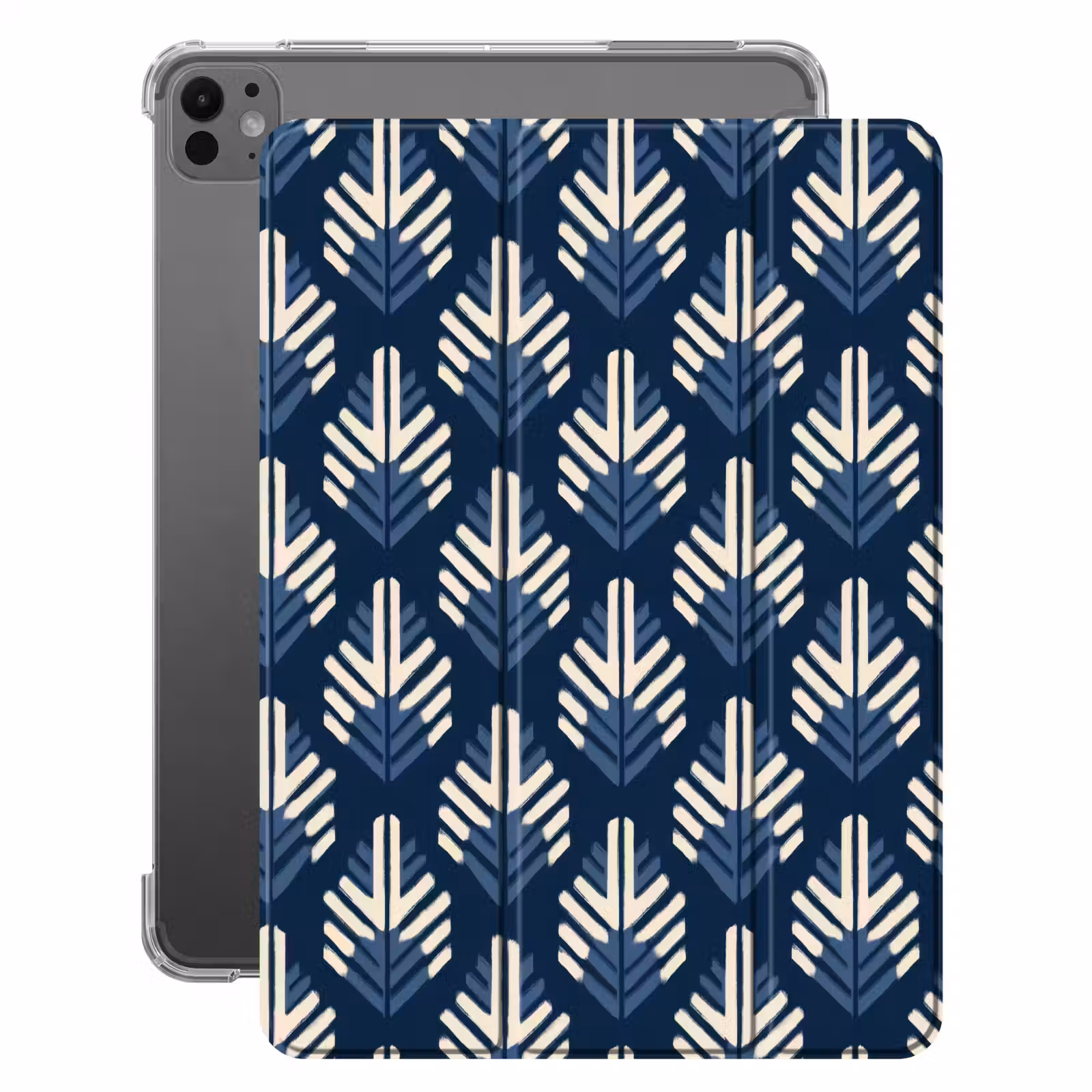 iPad-Hülle - Modern - Gemustert - Blau — 1