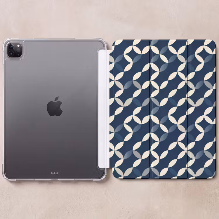 iPad-Hülle - Abstrakt - Muster - Blau — 6
