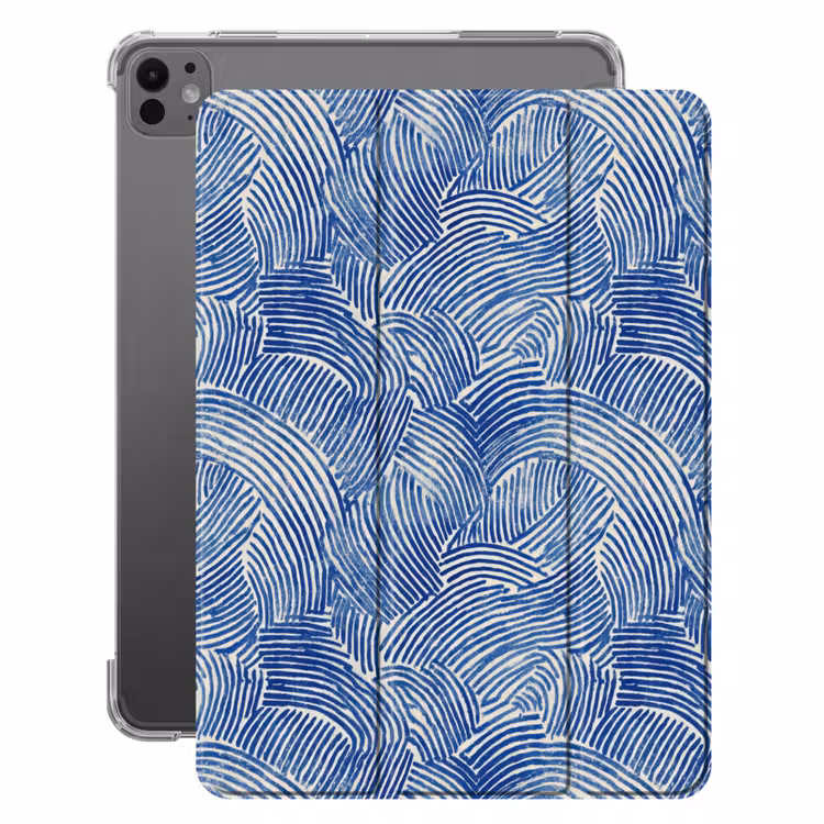 iPad-Hülle - Modern - Abstrakt - Blau — 1