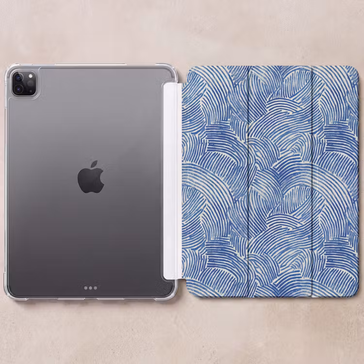 iPad-Hülle - Modern - Abstrakt - Blau — 6