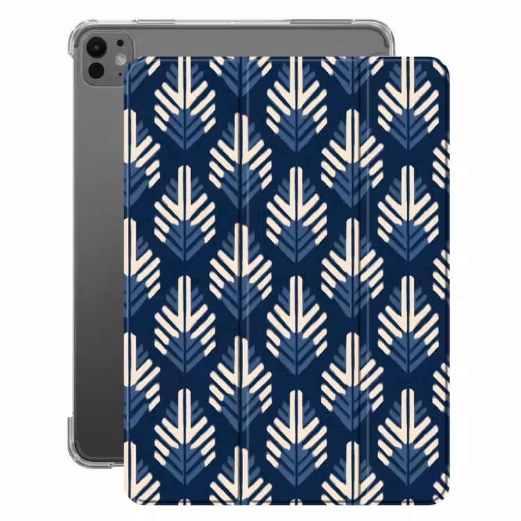 iPad-Hülle - Modern - Gemustert - Blau — 1