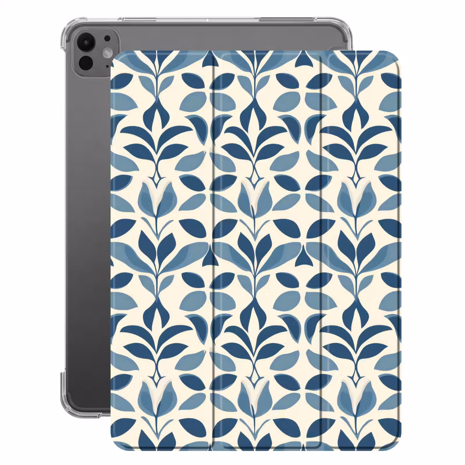 iPad-Hülle - Flora - Modern - Blau — 1