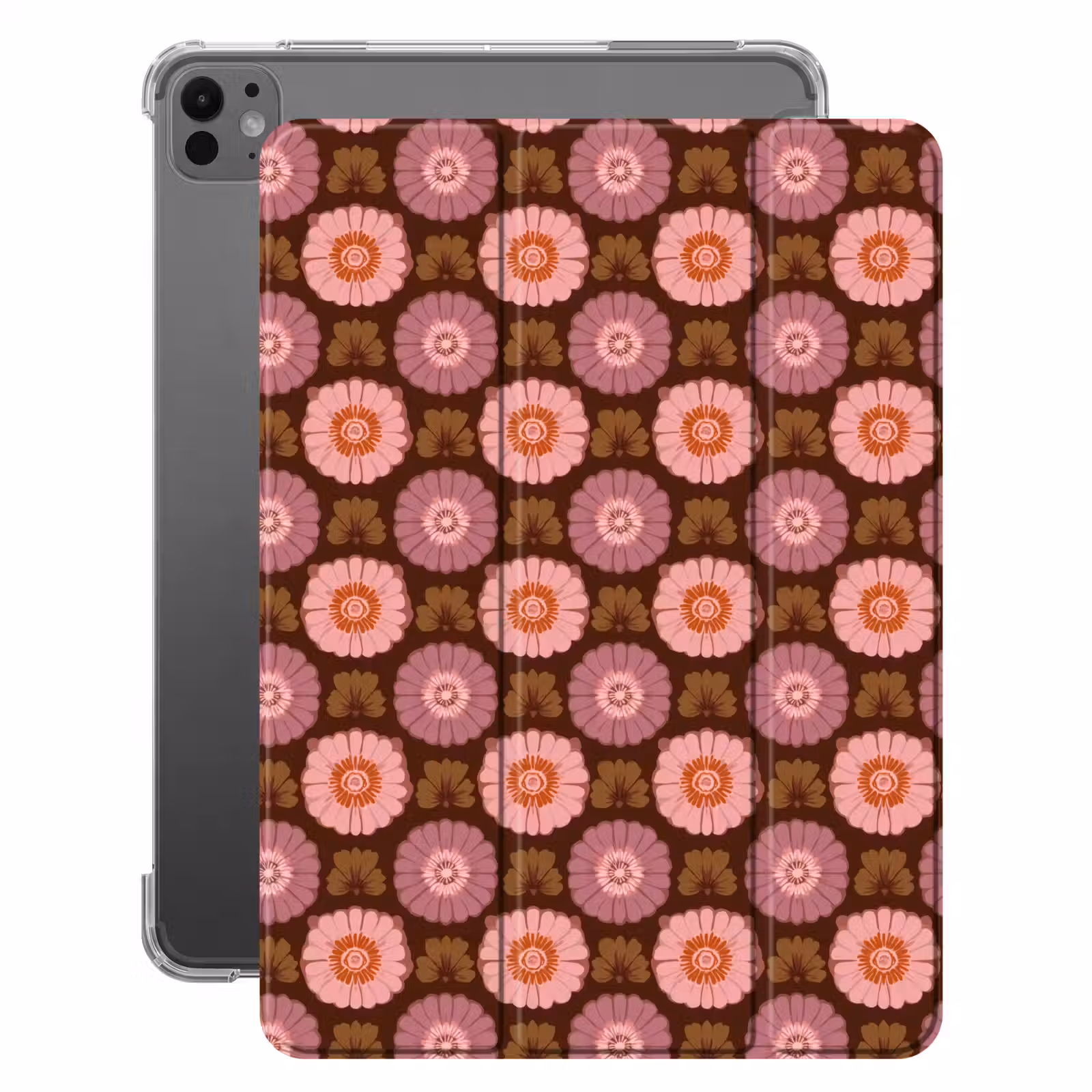 iPad-Hülle - Retro - Gänseblümchen - Rosa — 1