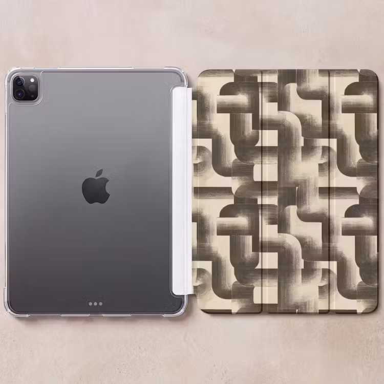 iPad-Hülle - Abstrakt - Retro - Schwarz — 6