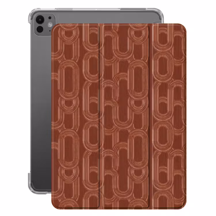 iPad-Hülle - Abstrakt - Textur - Braun — 1
