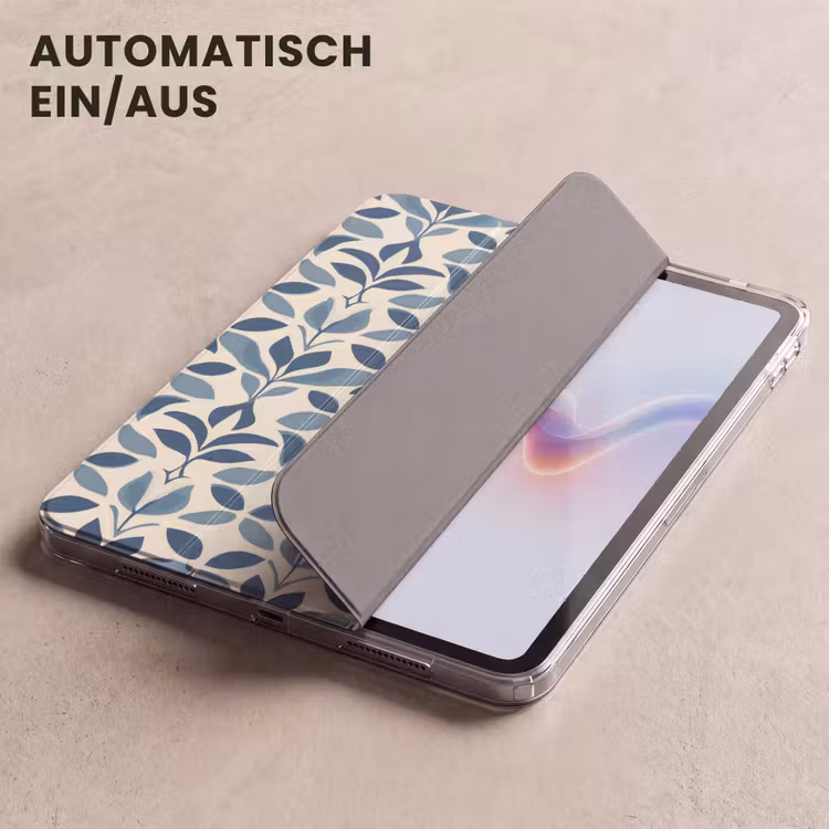 iPad-Hülle - Flora - Modern - Blau — 5