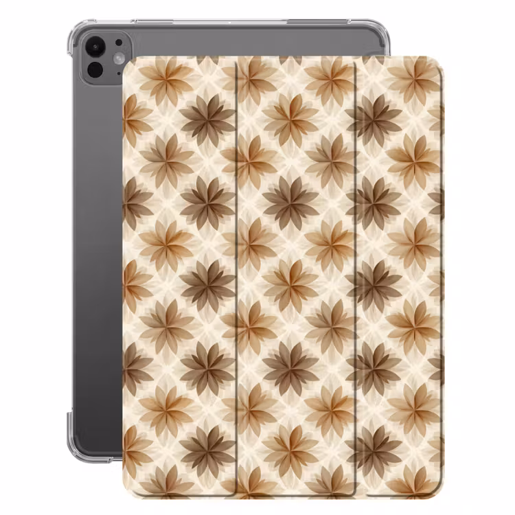 iPad-Hülle - Geografisch - Muster - Braun — 1