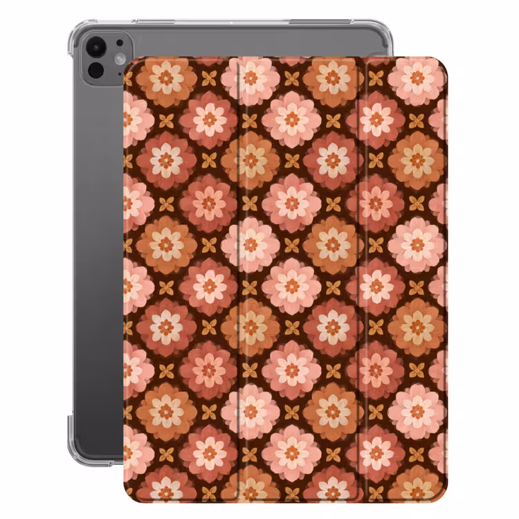 iPad-Hülle - Geometrisch - Blumig - Farbenfroh — 1