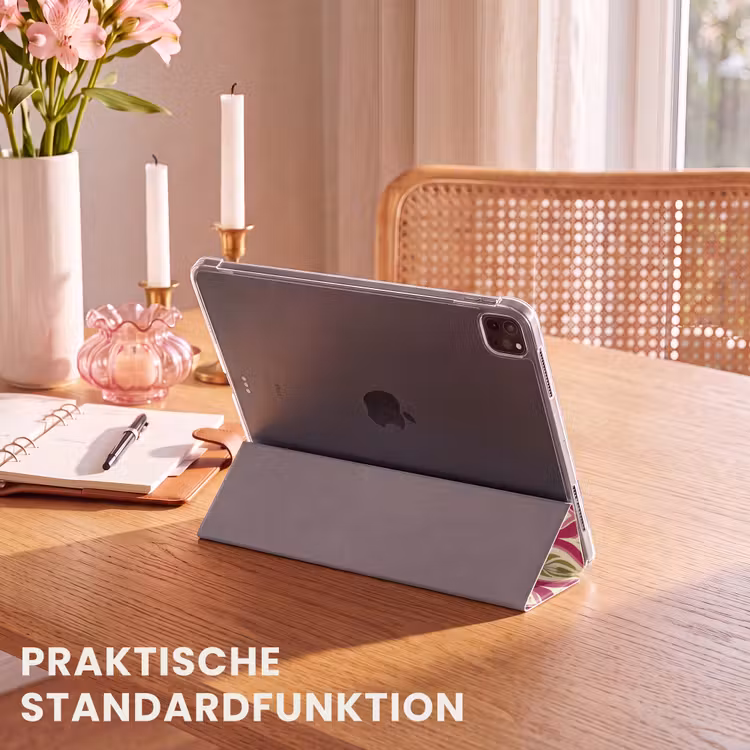 iPad-Hülle - Retro - Floral - Lila — 3