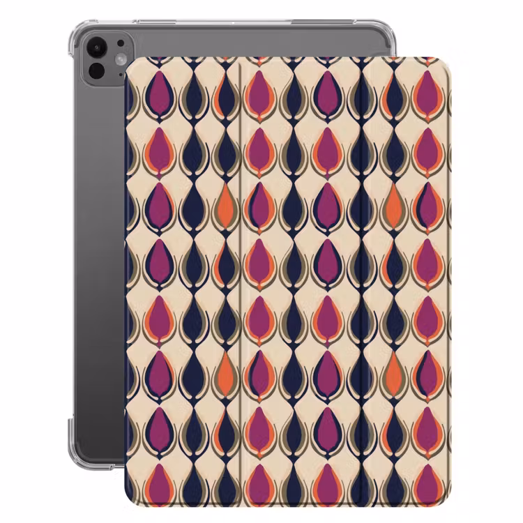 iPad-Hülle - Vintage - Retro - Farbenfroh — 1
