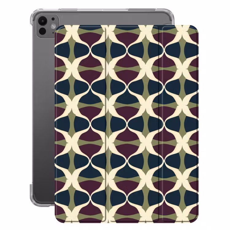 iPad-Hülle - Abstrakt - Retro - Farbenfroh — 1