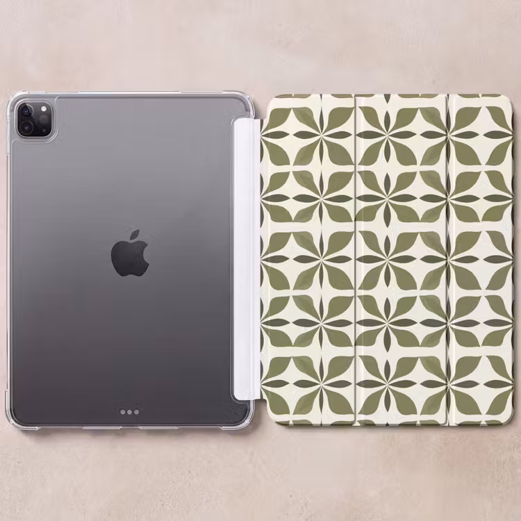 iPad-Hülle - Botanisch - Retro - Grün — 6