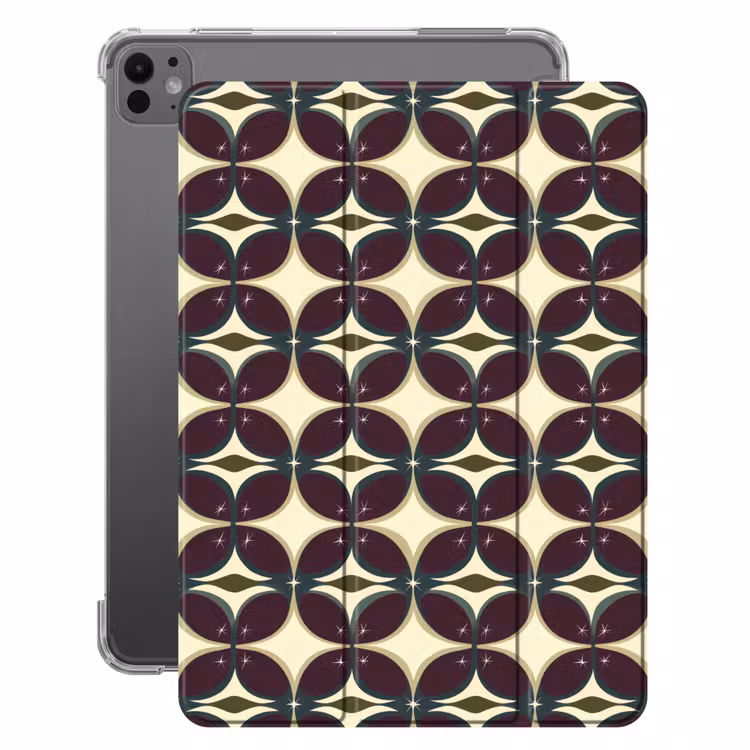 iPad-Hülle - Kreis - Retro - Farbenfroh — 1