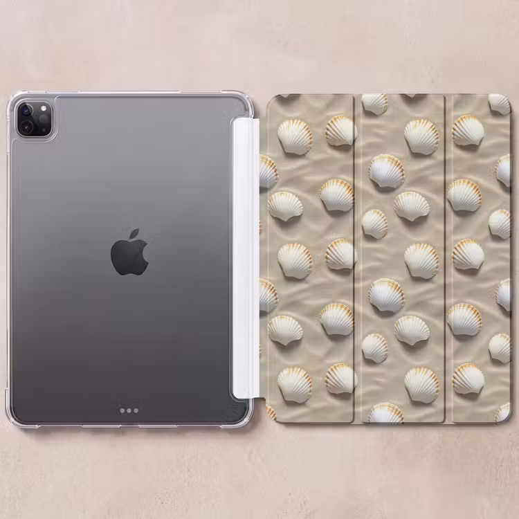 iPad-Hülle - Muscheln - Sand - Maritim — 6