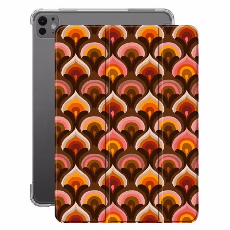 iPad-Hülle - Muster - Retro - Farbenfroh — 1