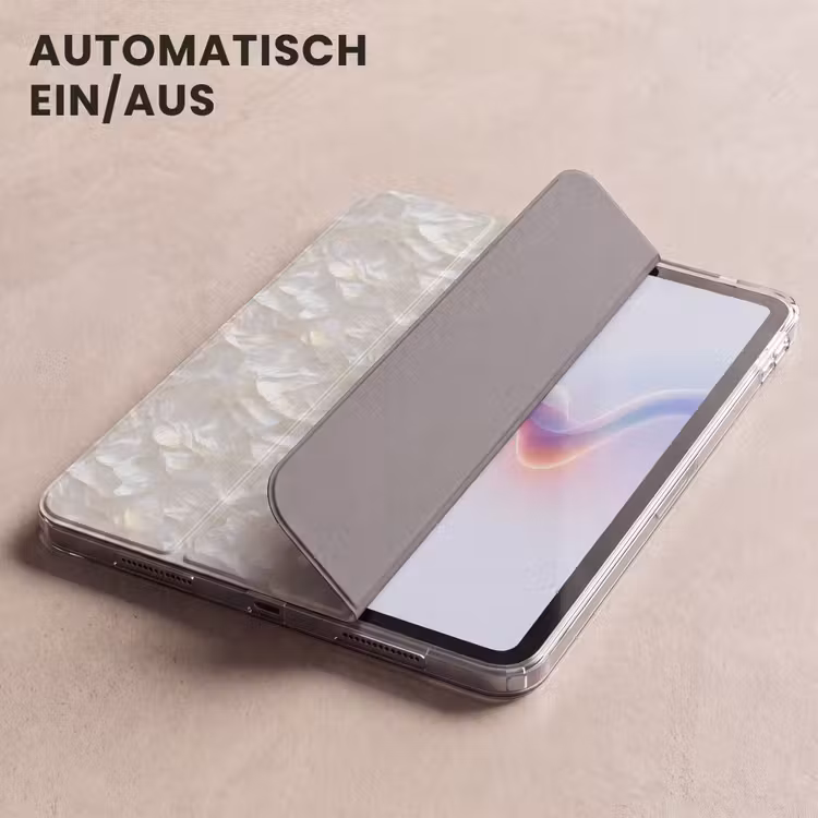iPad-Hülle - Perlglanz - Weiß - Muschel — 5
