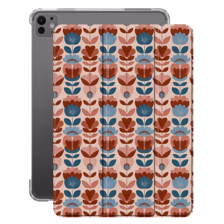 iPad-Hülle - Vintage - Motiv - Farbenfroh — 1