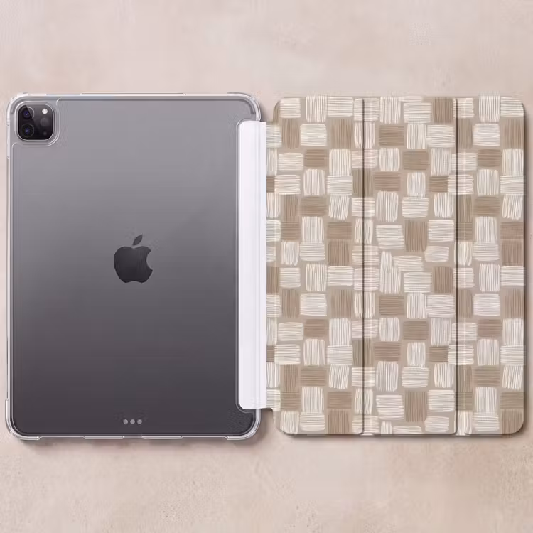 iPad-Hülle - Block - Muster - Braun — 6