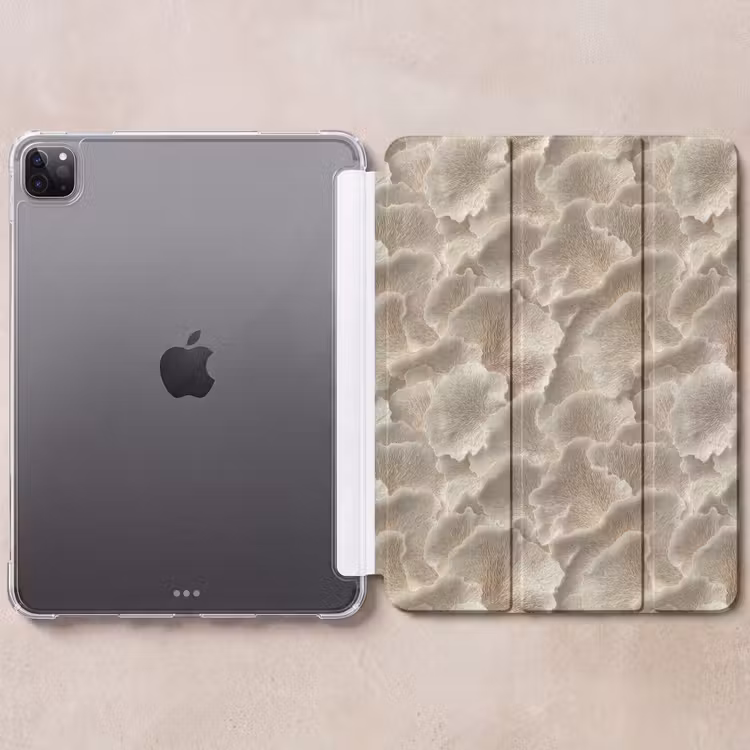 iPad-Hülle - Fächertexturen - Beige - Fasertextur — 6