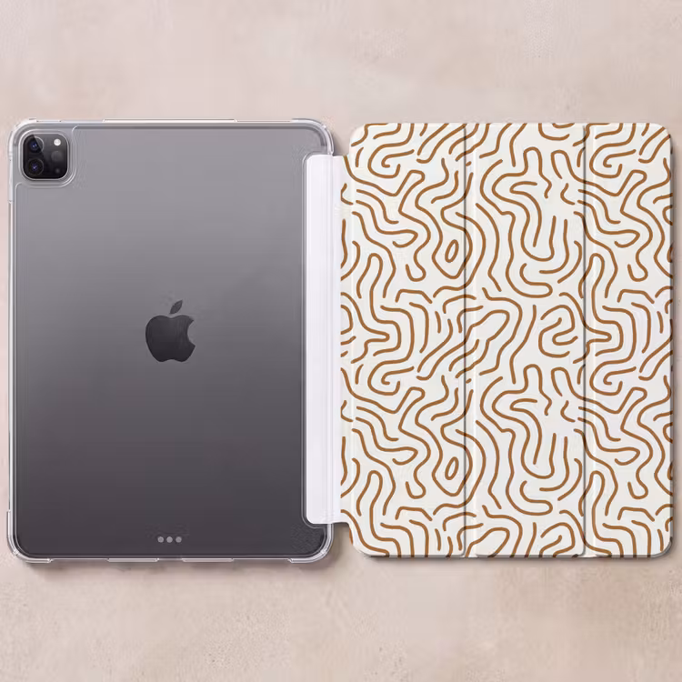 iPad-Hülle - Minimalistisch - Muster - Terrakotta — 6