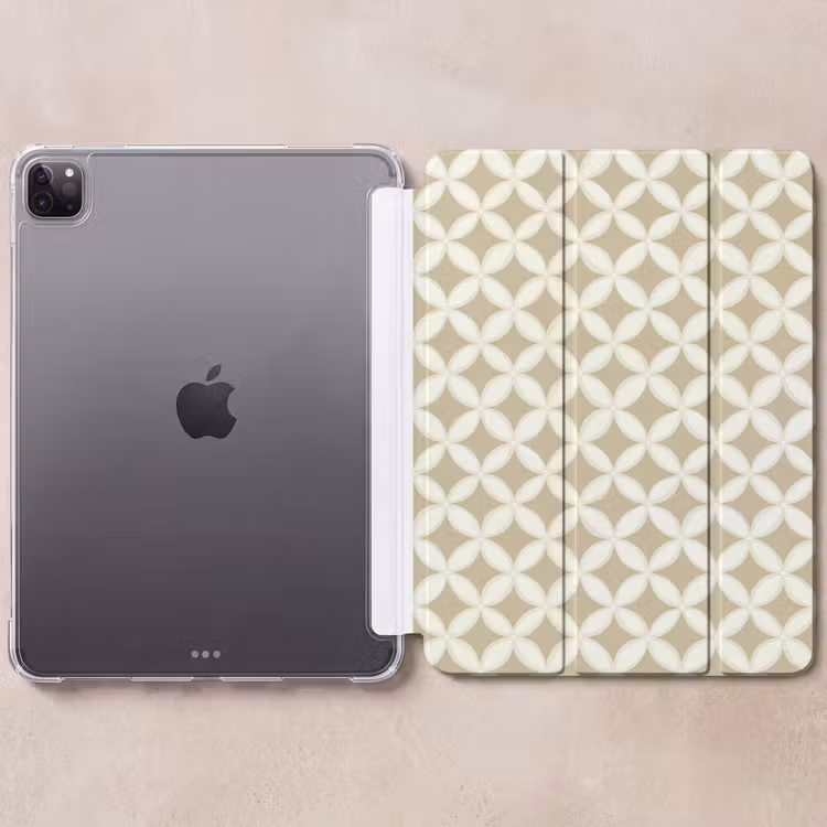 iPad-Hülle - Symmetrisch - Motiv - Beige — 6