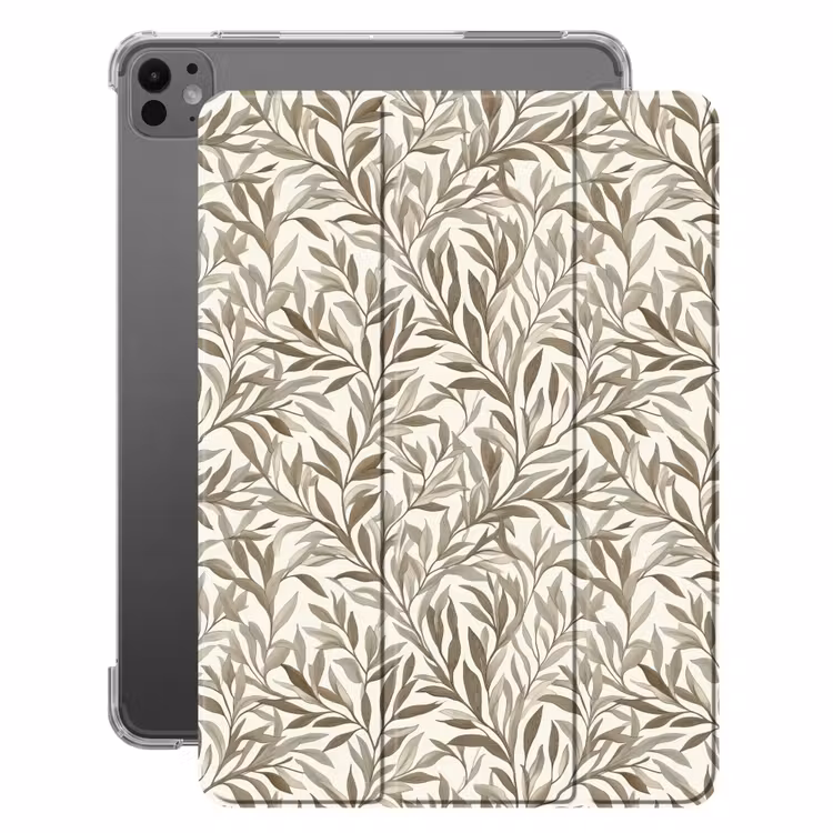 iPad-Hülle - Zweige - Botanisch - Taupe — 1