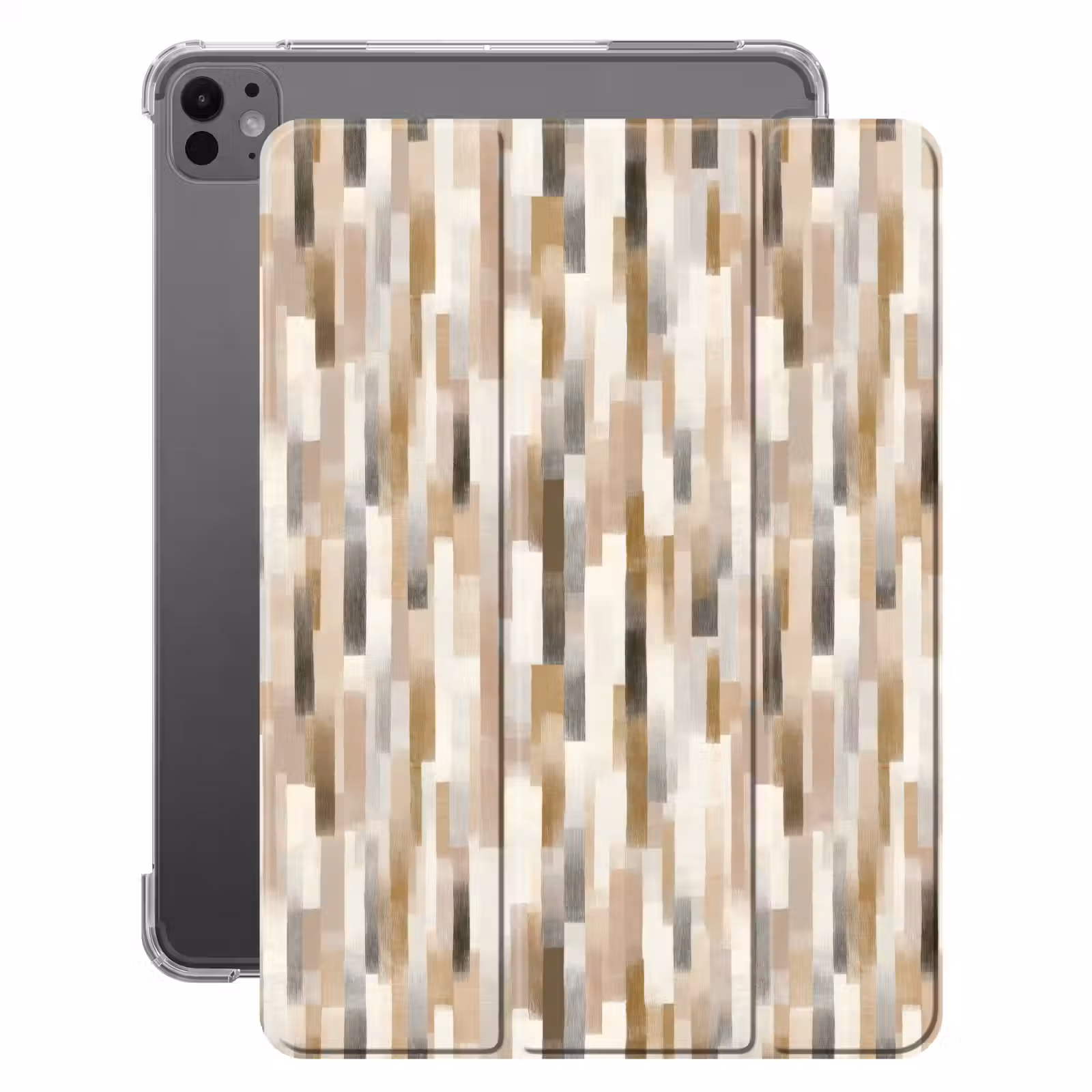 iPad-Hülle - Abstrakt - Muster - Pinselstriche — 1