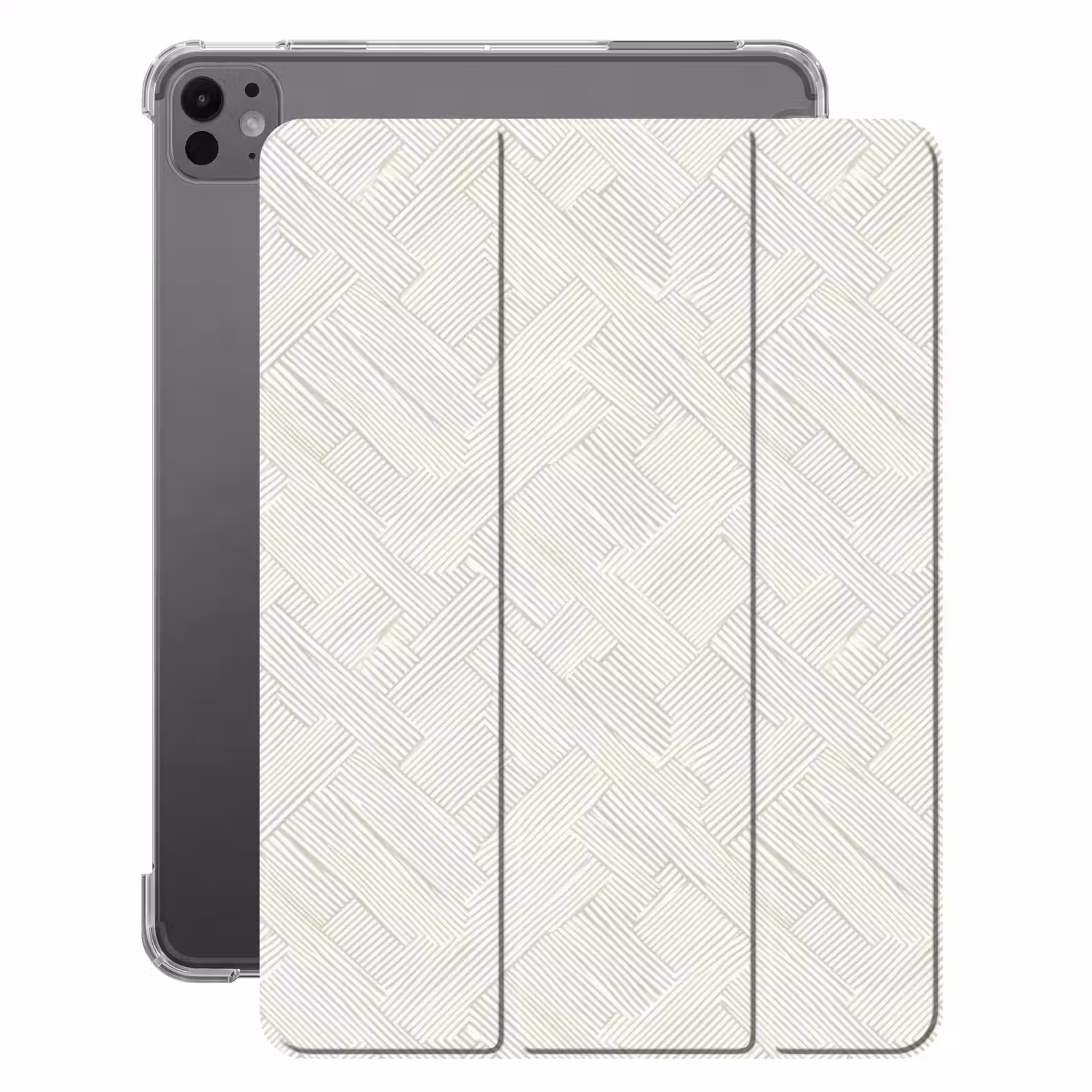 iPad-Hülle - Textur - Abstrakt - Beige — 1