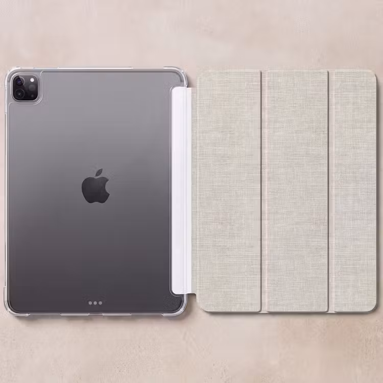 iPad-Hülle - Leinen - Textur - Beige — 6