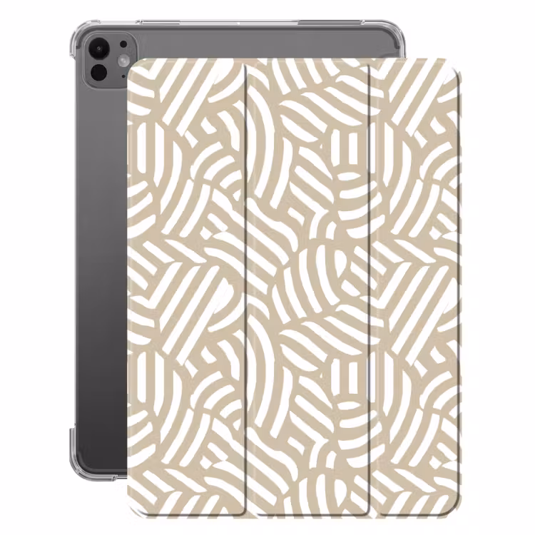 iPad-Hülle - Abstrakt - Modern - Beige — 1