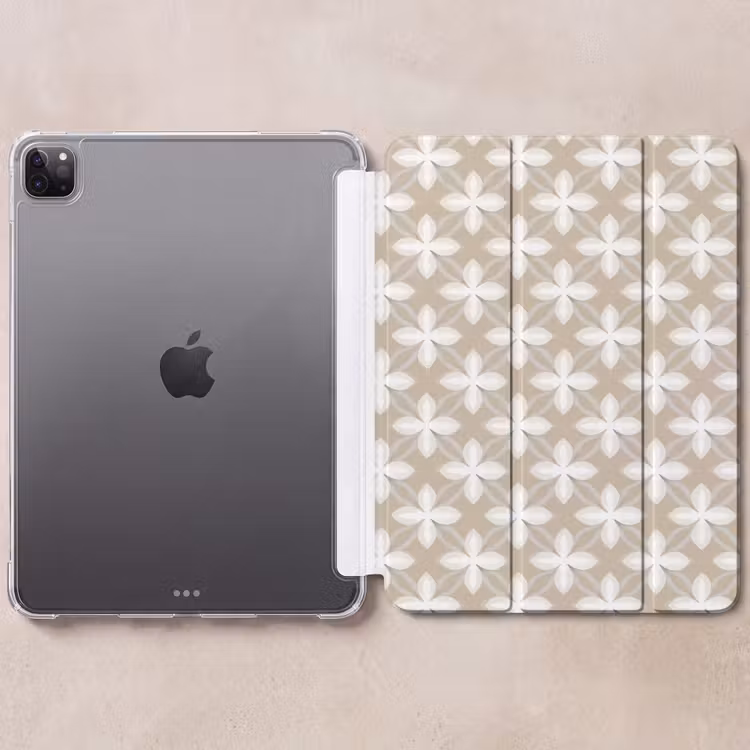 iPad-Hülle - Muster - Symmetrisch - Beige — 6