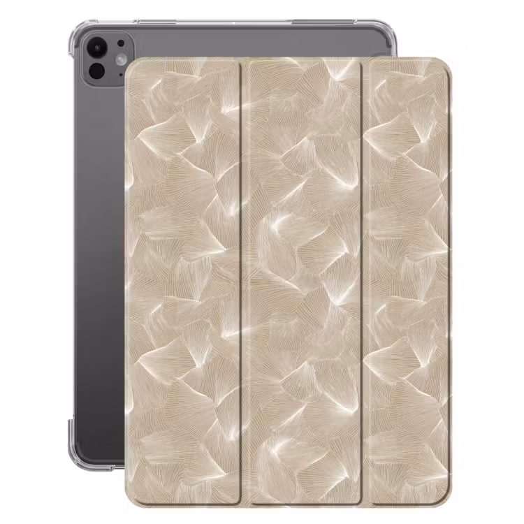 iPad-Hülle - Organisch - Textur - Beige — 1